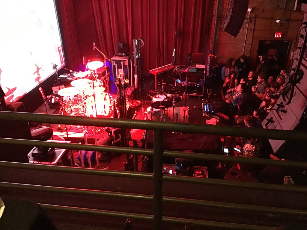 Stage at Fine Line concert venue in Minneeapolis